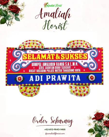 Papan Bunga Ucapan Selamat Bowongso